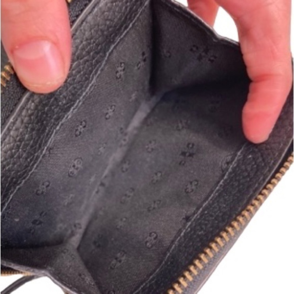 Tory Burch black leather compact wallet - Picture 9 of 15